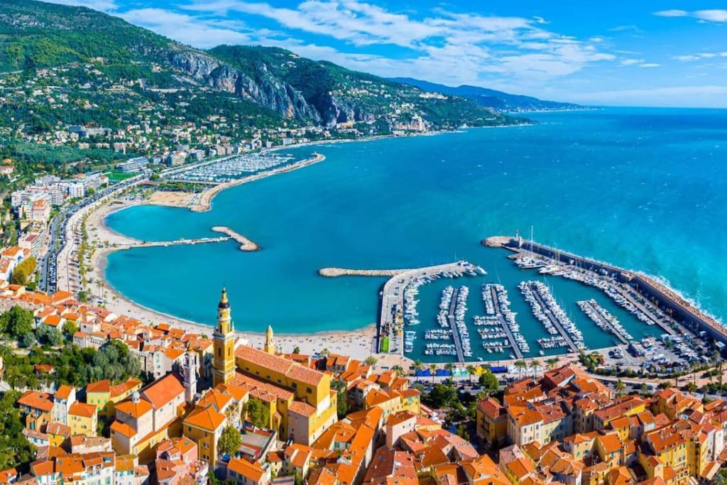 Le Landelle - Centre- Climatisation -Proche Gare Sncf Apartment Menton Luaran gambar